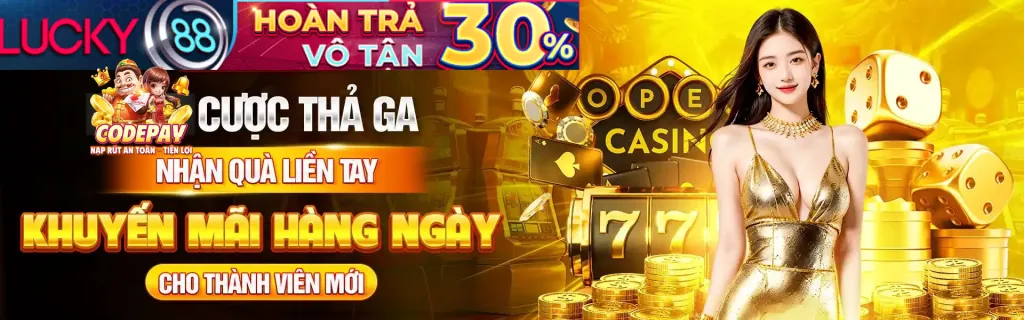 Banner khuyến mãi GA888 Link Mới